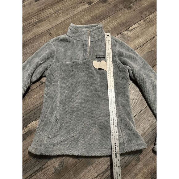 Patagonia Re-Tool Snap T Polartec Fleece Pullover Jacket Gray Womens Medium - Picture 4 of 10